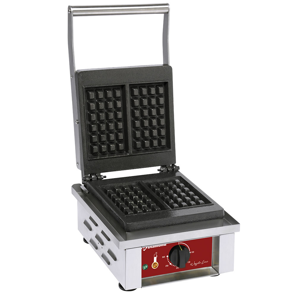 Elektrisch wafelijzer 2 stuks "Luik model 4x6"