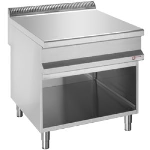 Neutraal element met GN-kast, open onderbouw