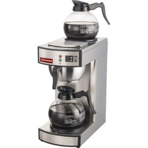 Koffiepercolator - 1 groep + 2 verwarmingsplaten - Halfautomatisch