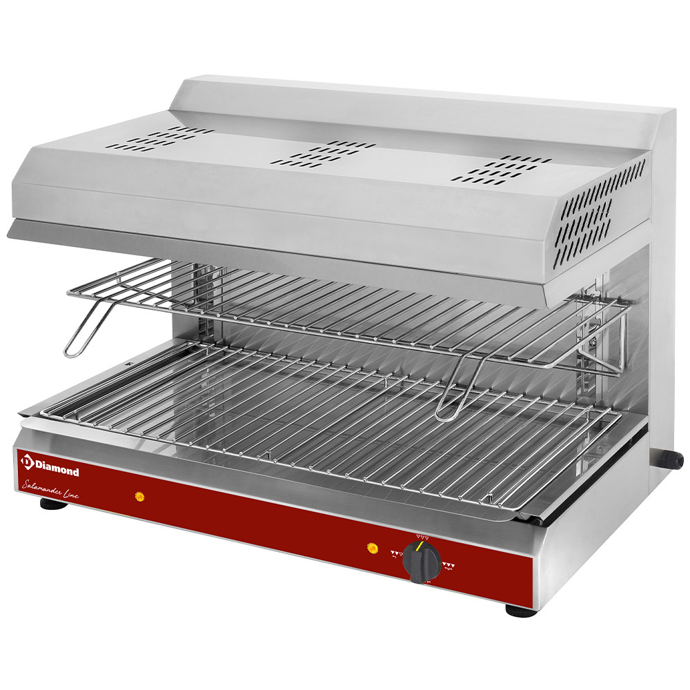 Elektrische salamander, 4 instelbare niveaus