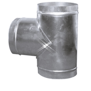 Aluminium t-stuk 100 mm