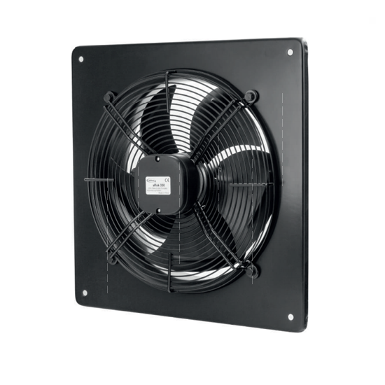 AirRoxy aRok industriële axiaal wand ventilator 200 mm