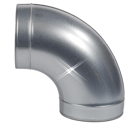 Bocht 90 graden 100 mm