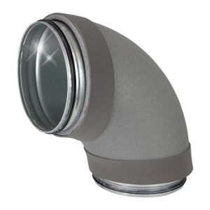 Geïsoleerde bocht 45 graden 450 mm