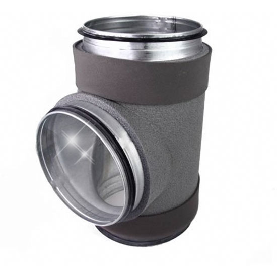 Geïsoleerde T-stuk – 200 200 125 mm