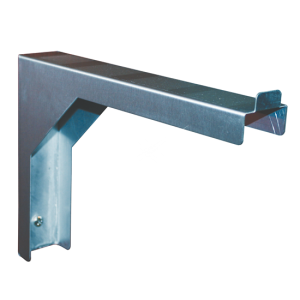 Muurbeugel rvs spijlenrooster 250×220 mm