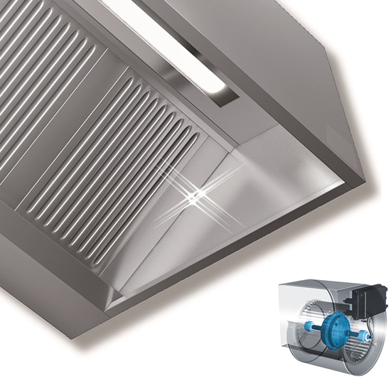 doosmodel afzuigkap plug and play 2500x900x460 mm