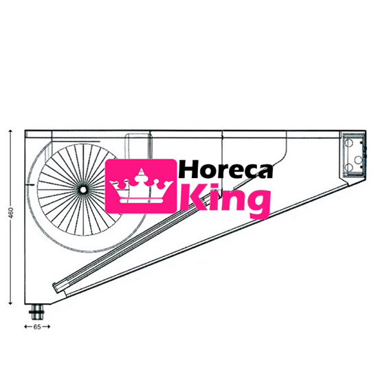 schuinmodel afzuigkap plug and play 1500x700x460 mm - Afbeelding 3