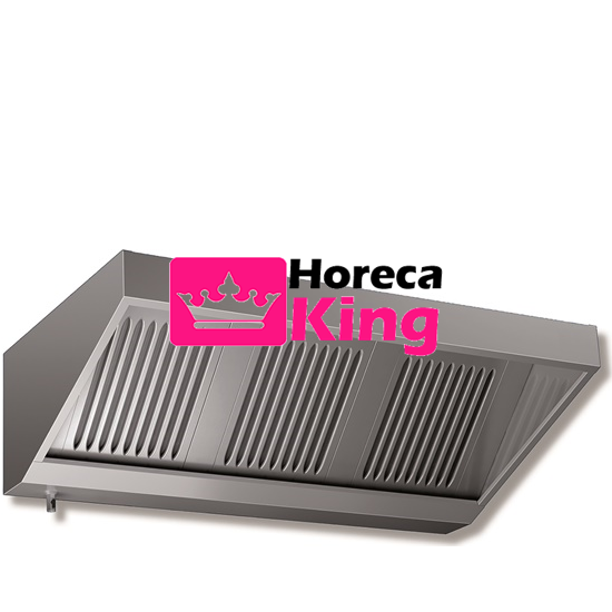 schuinmodel afzuigkap plug and play 1500x700x460 mm - Afbeelding 2