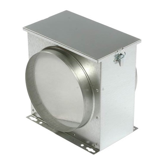 luchtfilterbox en vliesfilter 400 mm