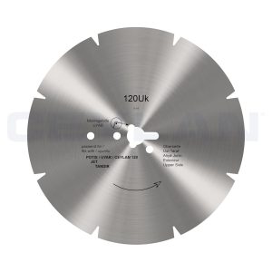 Compatibel cirkelmes Ø 120 mm – inkepingen, geschikt voor tandoor