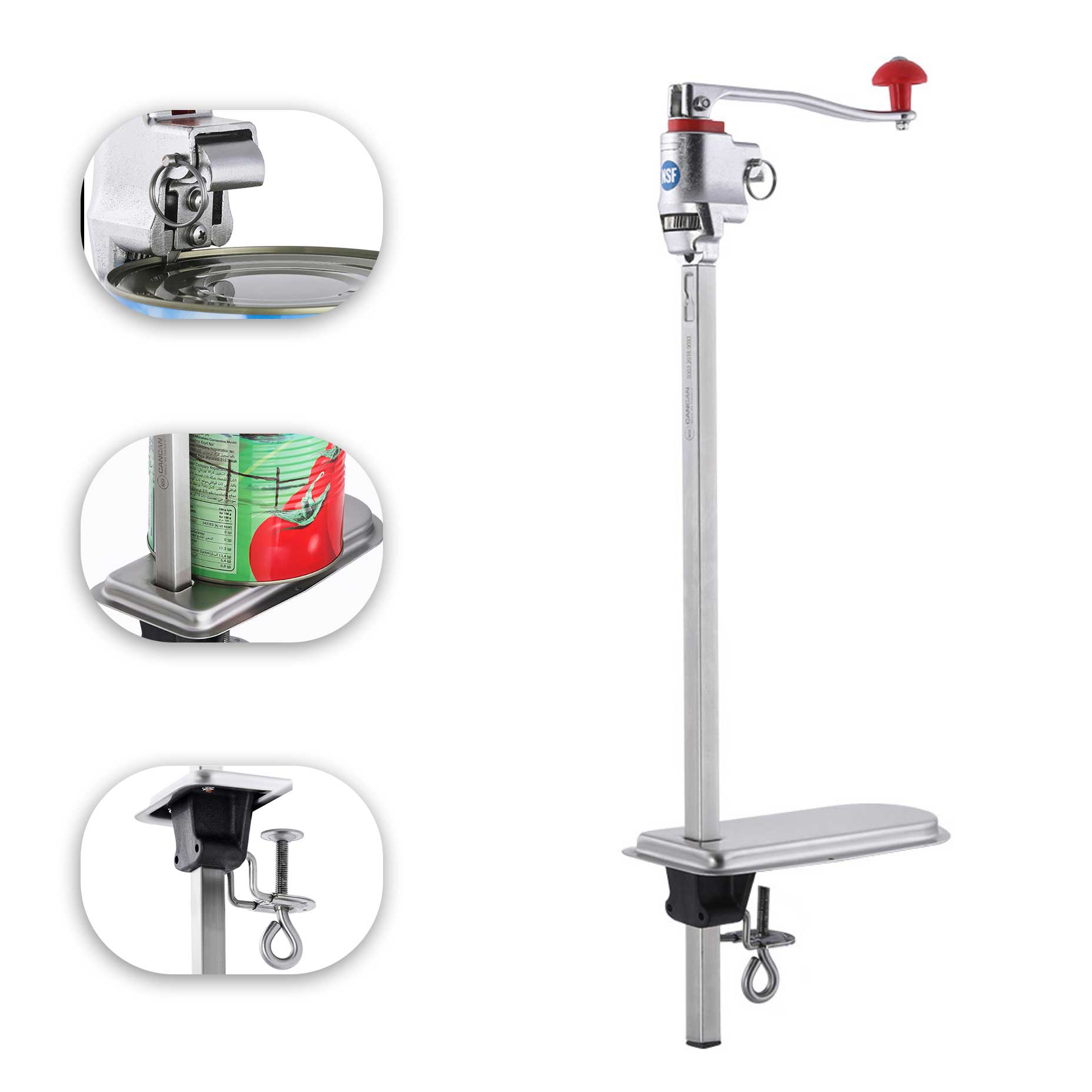 Tafelblikopener / Professionele blikopener - RVS premium aanbieding