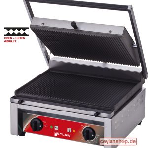 Contactgrill RN-101A | geribbelde boven- en onderkant | voor dönerbrood