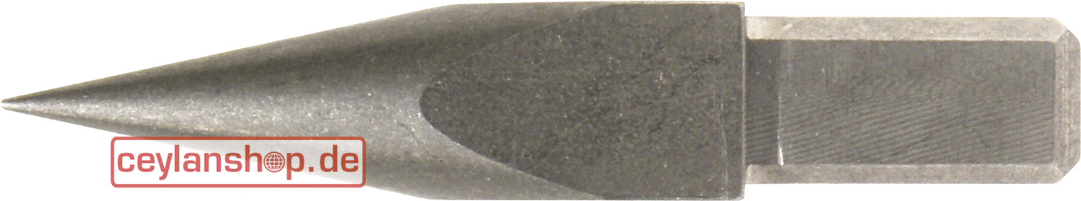 Vierkante spiespunt, 8,2 x 1,5 cm, voor vierkante buizen (döner kebabproductie) / döner kebabstokje / roestvrij staal