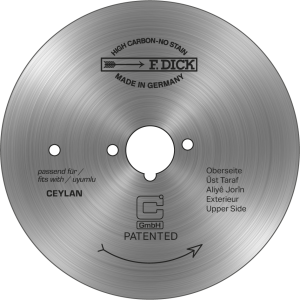 CEYLAN F. Dick cirkelvormig mes Ø 80 mm – glad lemmet | PREMIUM