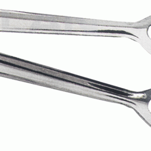 Doner kebab/serveertang, gesleufd, roestvrij staal