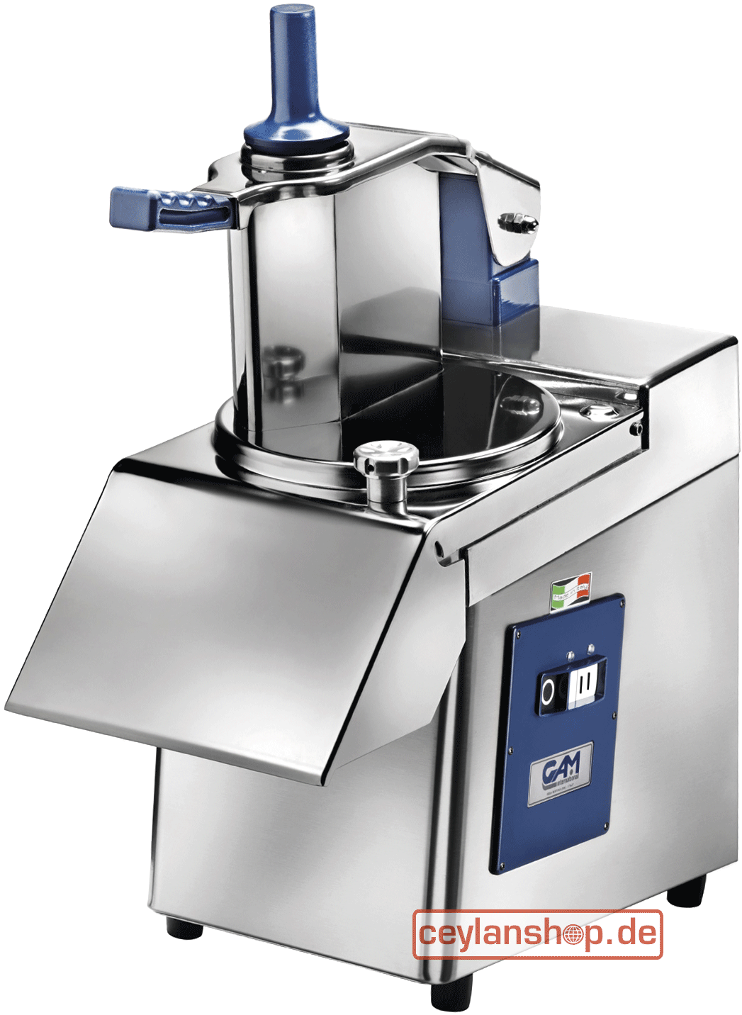 GAM Cuocojet A 2 inox groentesnijder met roestvrijstalen goot (aanbieding)