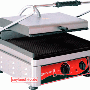 CEYLAN Contactgrill KG 2735-E – geribbeld boven & onder – 2,5 kW – 230 V – voor dönerbrood