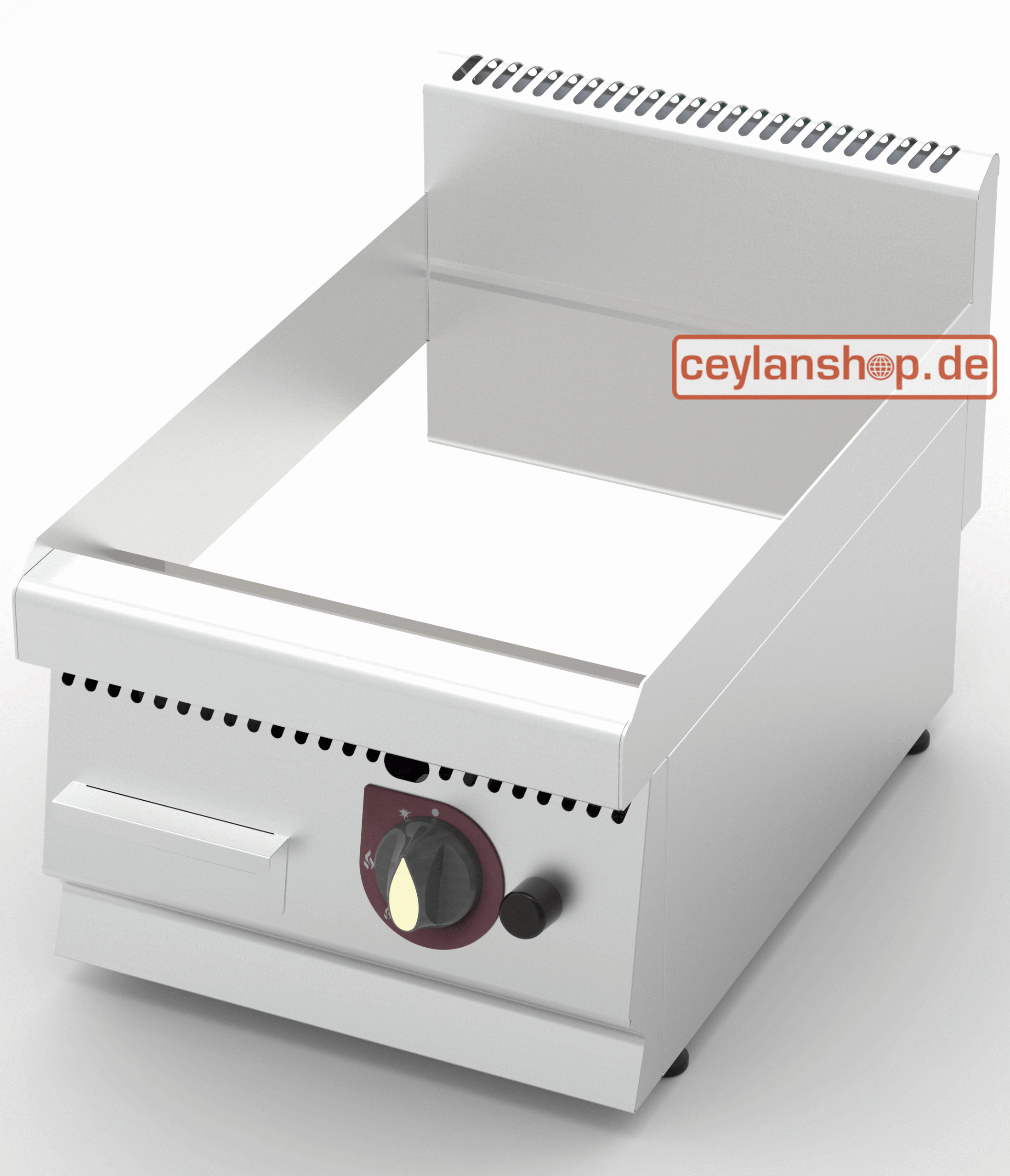 CEYLAN Gasgrillplaat - Glad - 4,6 kW - 20 mbar "Aardgas" - 600 Serie