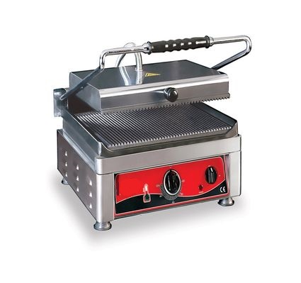 CEYLAN Contactgrill KG2525E 25 × 25 cm – geribbelde boven- en onderkant, 1,75 kW, 230 V