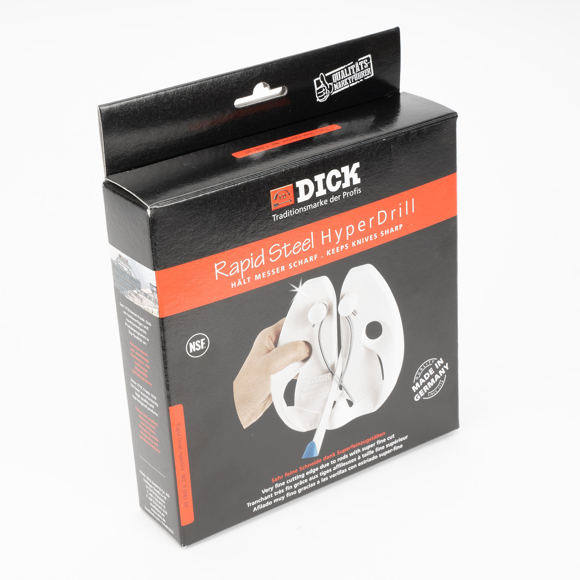 Rapid Steel messenslijper wit F. DICK Art.-Nr.: (9008100) Gemaakt in Duitsland - Afbeelding 2