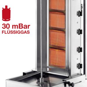 CEYLAN kebabgrill GU-D4 – propaan 30 mbar