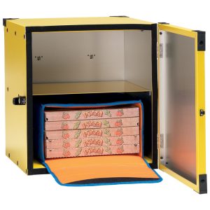 Doos voor pizzabezorging