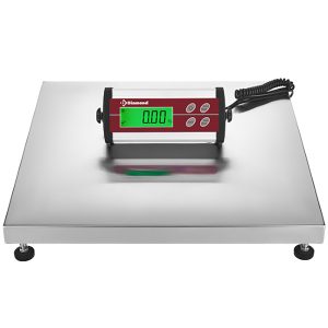 Elektronische weegschaal van roestvrij staal, 150 kg x 50 g