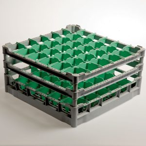 Mandje 36 glazen Ø 73 mm, h210, Polyp.