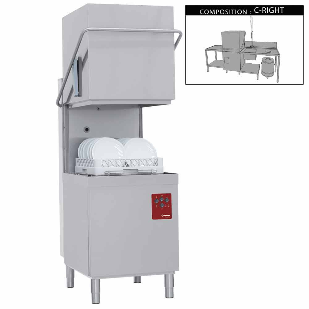 Afzuigkap vaatwasser compleet, bestaande uit: