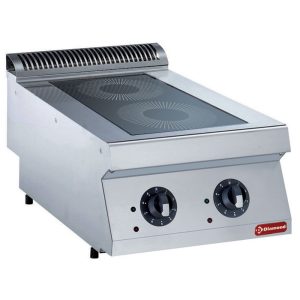 Elektrische kookplaat, 2 inductiebronnen -TOP-