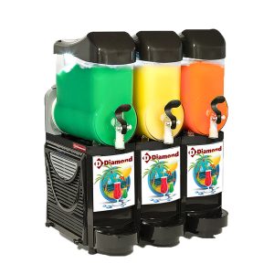 Granita & sorbetmachine/verdeler, 3x 10 liter