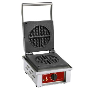 Elektrisch wafelijzer voor 4 ronde wafels
