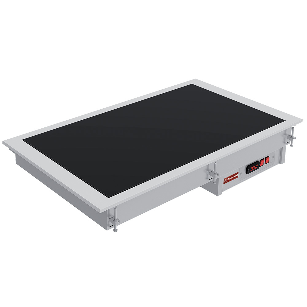 Vitroceramisch element zwart 4x GN 1/1