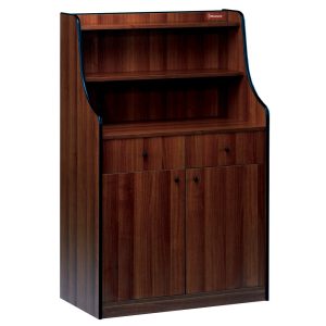 Service-element, 2 laden, 2 deuren, "Wengé"