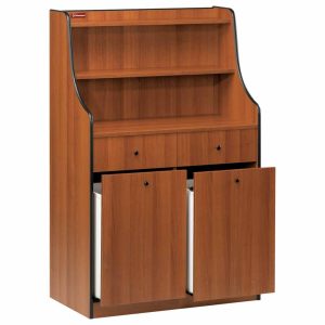 Servieselement, 2 laden, 2 trechters, "Birch"