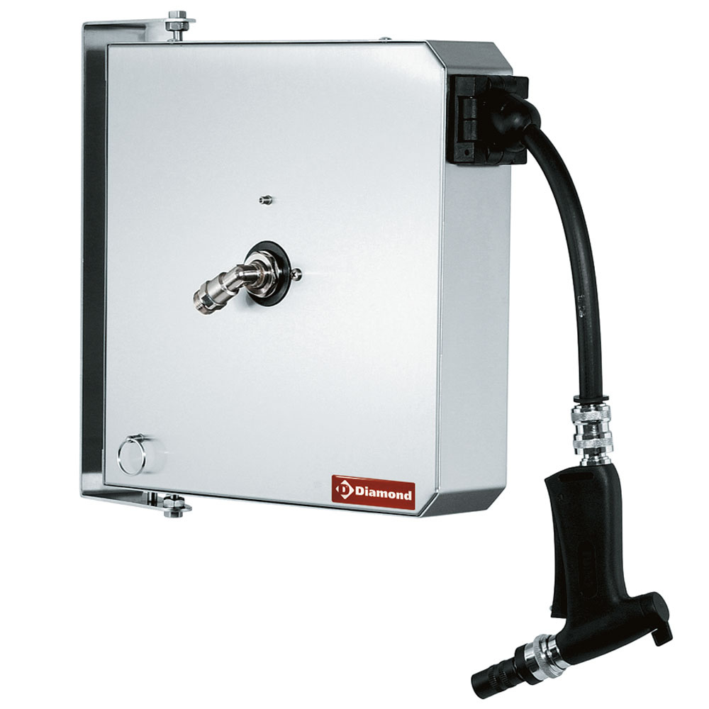 Reinigingsstation, automatisch oprolbaar 6m.