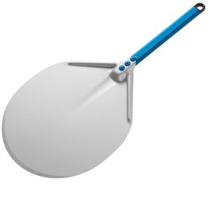 Aluminium pizzaschep ø 330 mm, korte steel