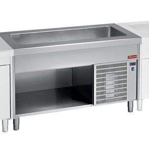 Gekoelde tank op open kast 6x GN 1/1