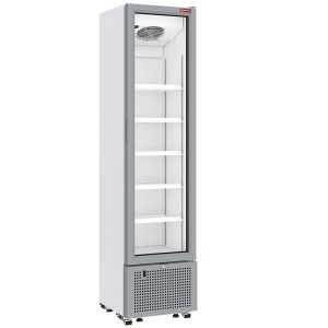 Positieve koelvitrine 221 liter WIT