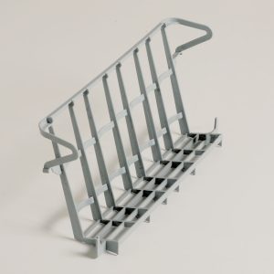 Gekantelde x-bril, mand 500x500 - Polypropyleen