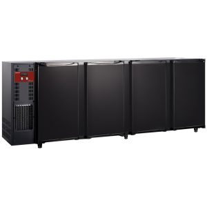 Achterbarkoeler 4 deuren, 783 liter + ladesset (1/2 + 1/2) x TAV...