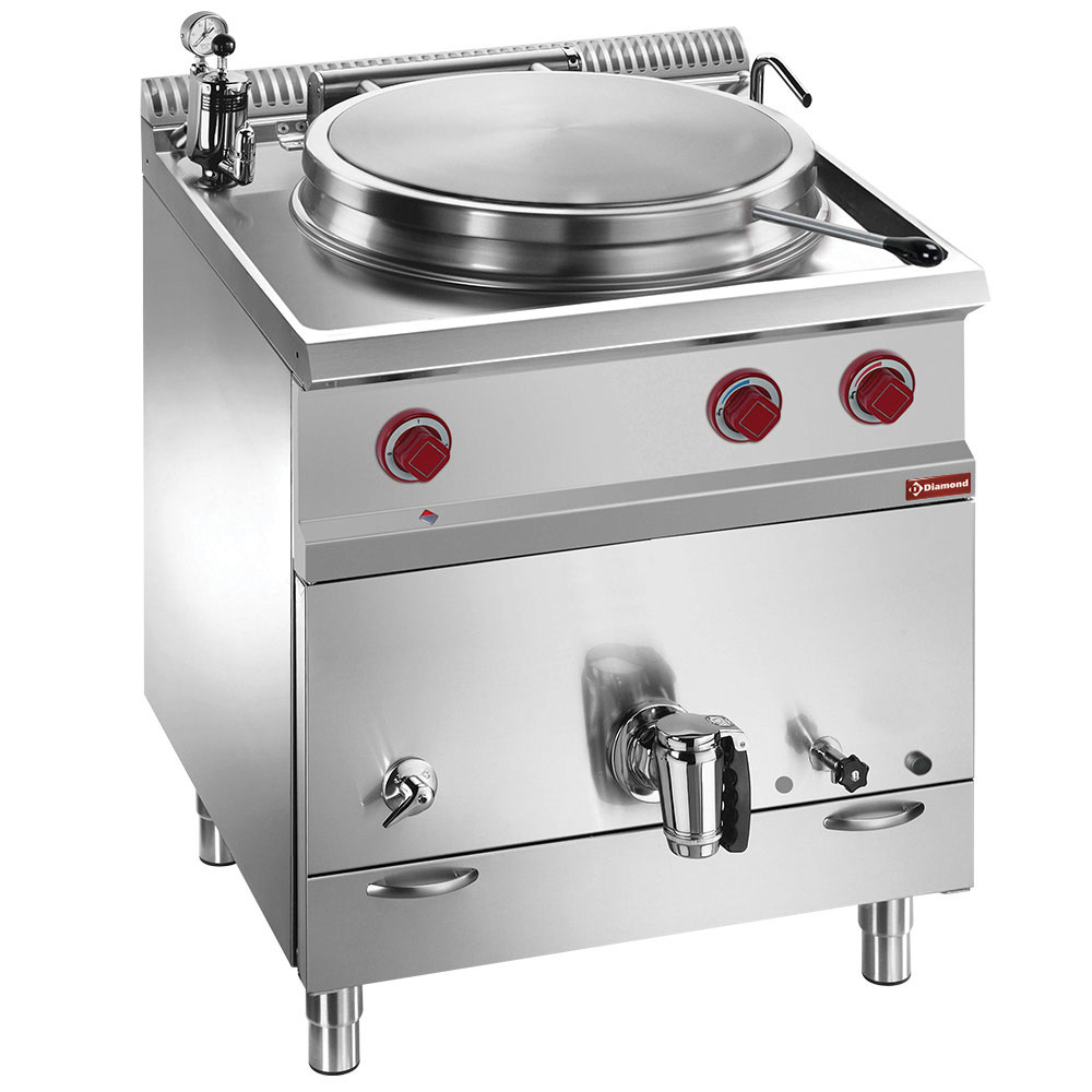 Gaskookpan 50 liter - indirecte verwarming