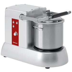 RVS snijmachine, 15 liter, tafelmodel, variabele snelheid