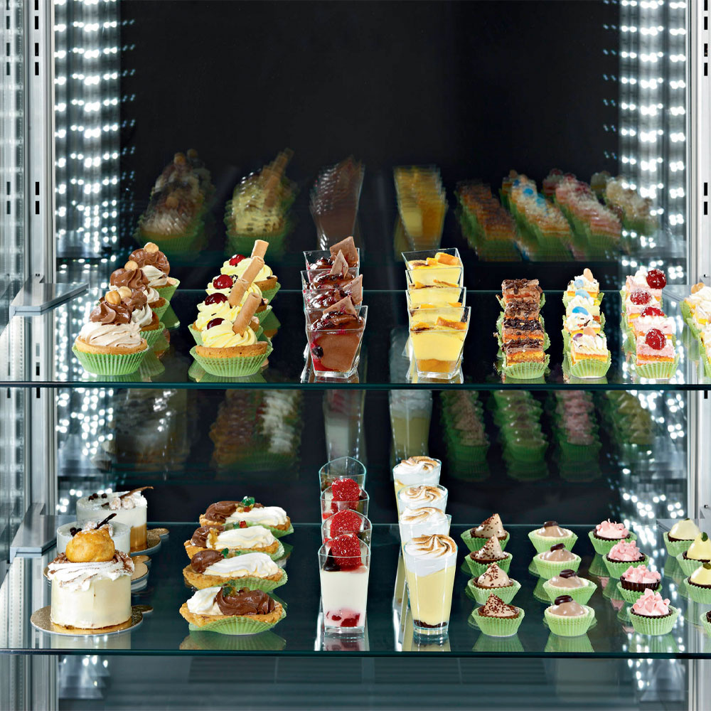 VOLLEDIGE vitrine, 5 niveaus, geventileerd - Afbeelding 2