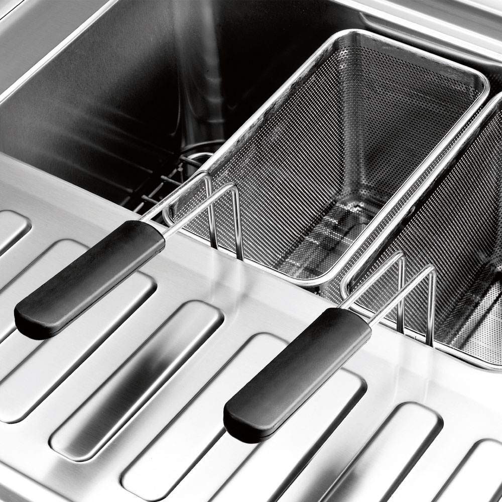 Elektrische pastakoker 1 40 liter tank (zonder manden), op kast - Afbeelding 2