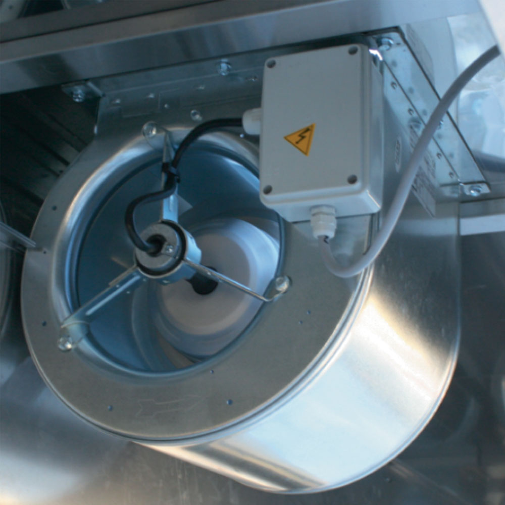 Complete afzuigkap, (7/7-1500 M3/h) 120 Pa, verlichting, variator, 3x filters - Afbeelding 4