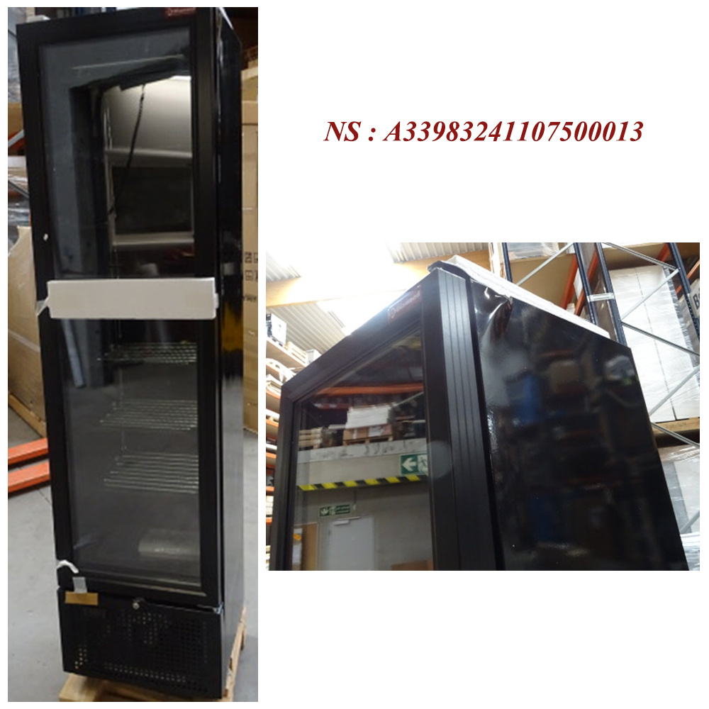 Negatieve koelvitrine 221 liter - 7 vaste niveaus - ZWART - Afbeelding 4