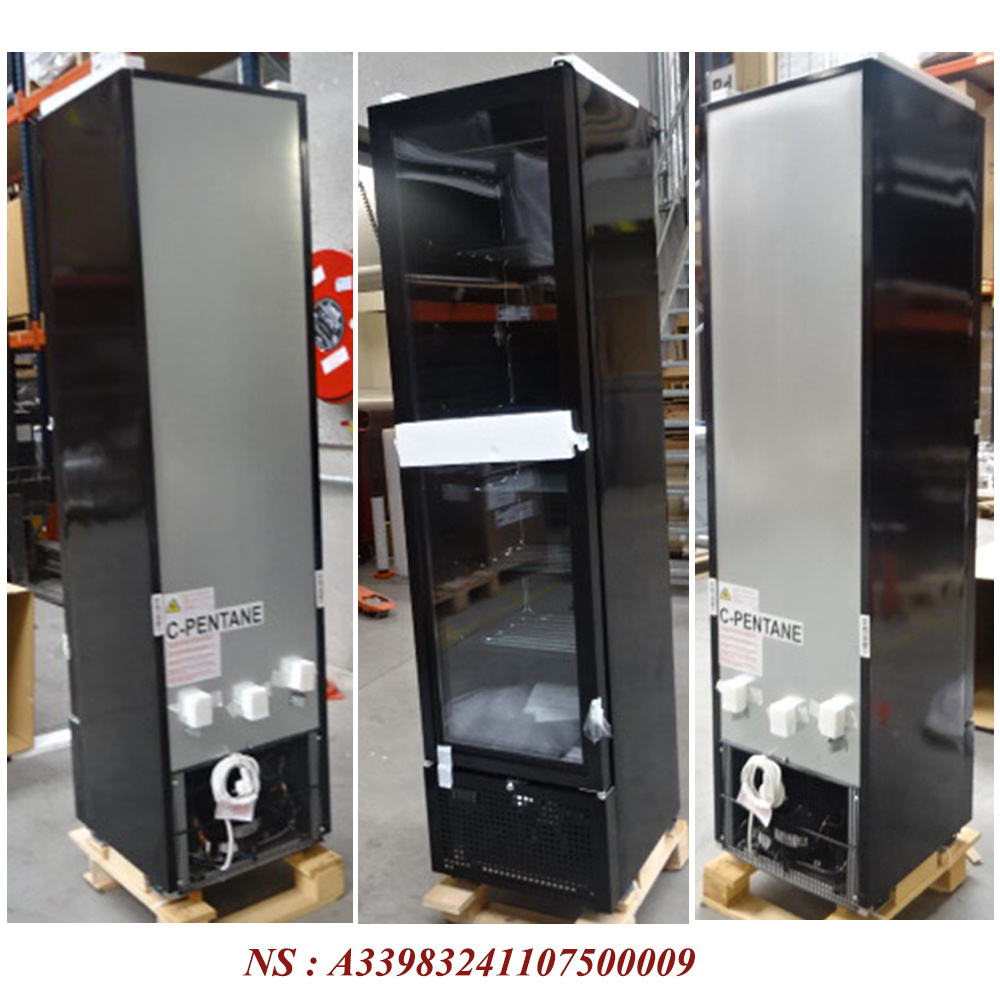 Negatieve koelvitrine 221 liter - 7 vaste niveaus - ZWART - Afbeelding 5