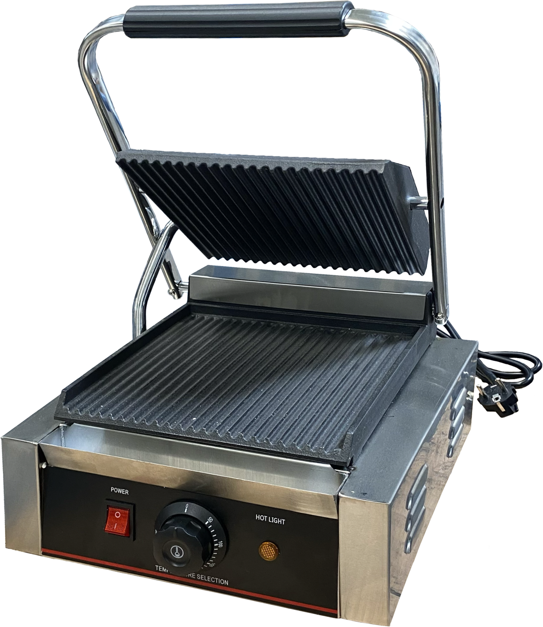 Contactgrill 31 cm Klein - geribbelde boven- en onderkant